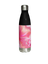 Pink marble Stainless steel water bottle