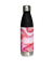 Pink marble Stainless steel water bottle