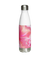 Pink marble Stainless steel water bottle